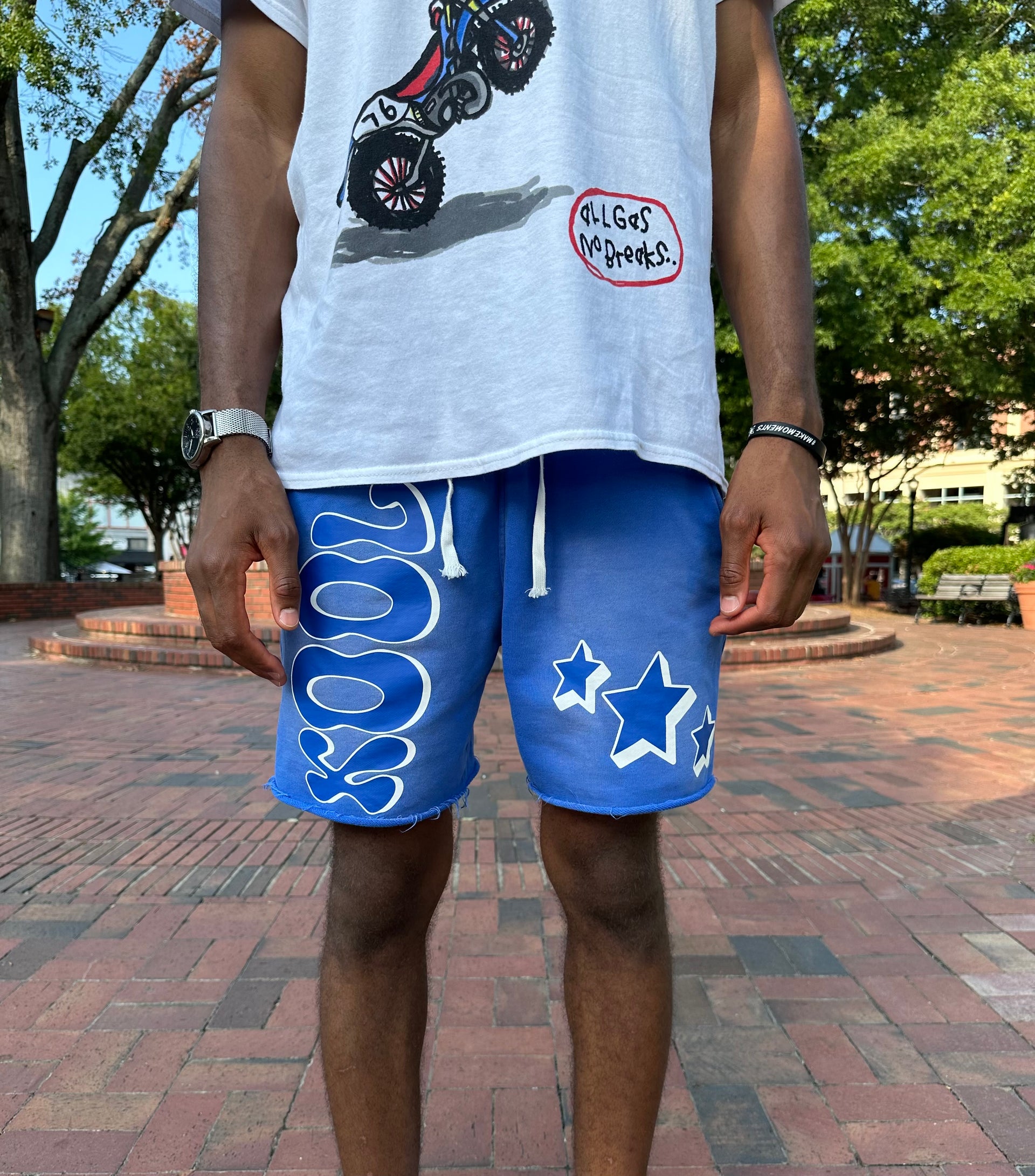 Blue ‘Kool’ Shorts