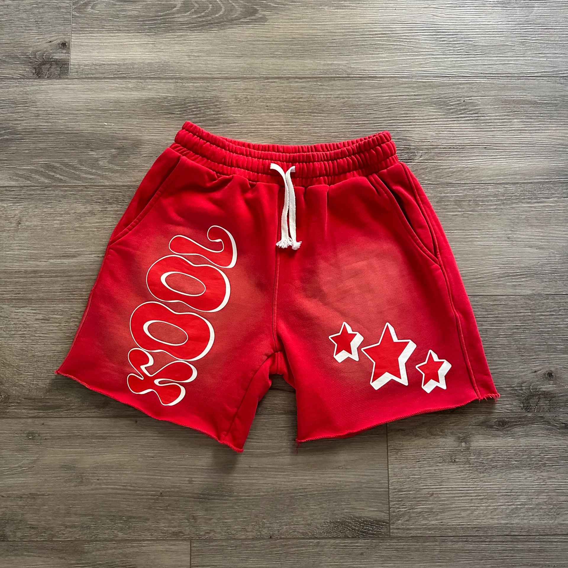 Red ‘Kool’ Shorts