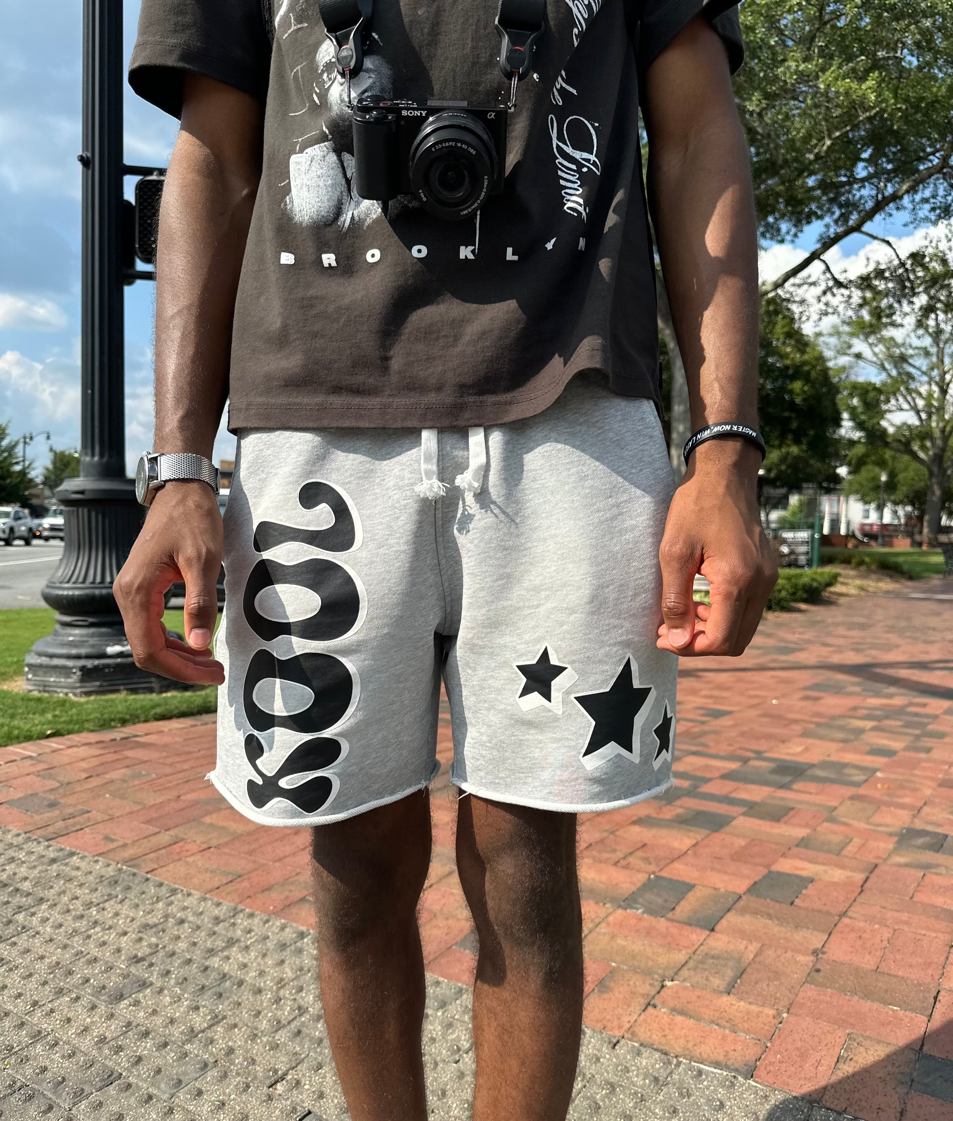 Grey ‘Kool’ Shorts
